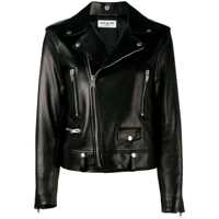 Geci de piele Saint Laurent Leather Biker Jacket Femei
