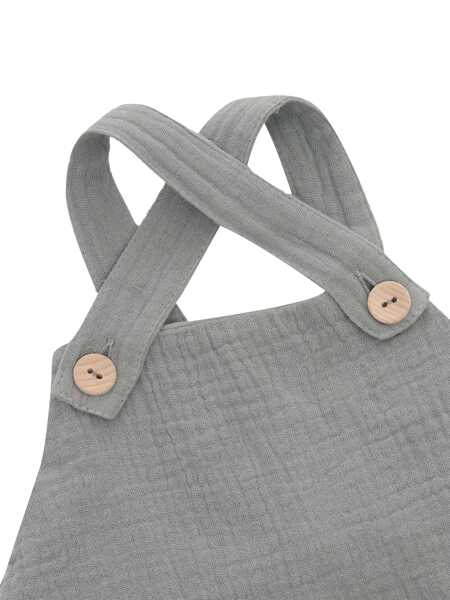 Salopete One More In The Family Short gray romper Gray Baieti (BM 14517362) 2