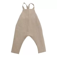 Salopete Beige pinstriped suit Baieti