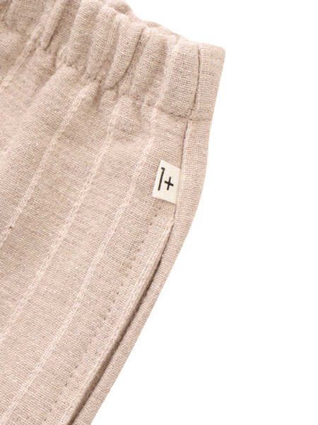 Pantaloni One More In The Family Beige pinstripe trousers Beige Baieti (BM 14517377) 2