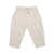 One More In The Family Cream trousers Beige