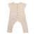 One More In The Family Beige romper Beige