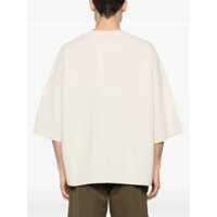 Pulovere Moncler pentru Barbati - Pulovere casual Moncler Wool Jumper WHITE Barbati (BM 14519492) - B-mall.ro