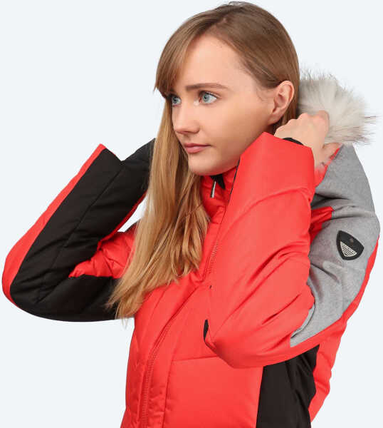 Geci snowboard Icepeak Electra IA Wmn Ski Jck Red Femei (BM 14519663) 4