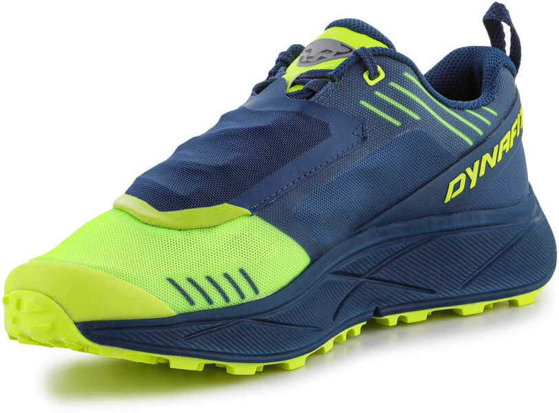 Pantofi alergare Dynafit Ultra 100 Poseidon/Fluo yellow Yellow/Navy Barbati (BM 14519861) 3