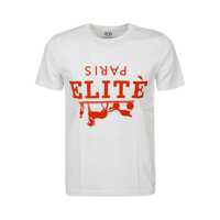 Tricouri EQUIPE 55   t-shirt UTE.106.HOMIES.FLK WHT ORG Barbati