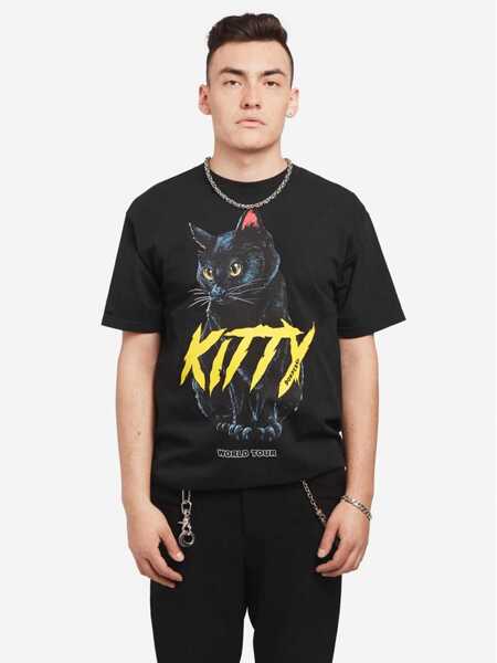 Tricouri DOMREBEL Meow Box T Meow Czarny Femei (BM 14523266) 2