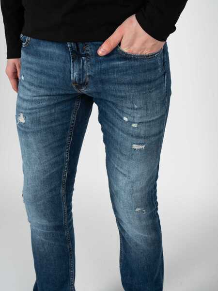 Pantaloni casual GUESS Miami M3GAN1D4Z51 Granatowy Barbati (BM 14523392) 6