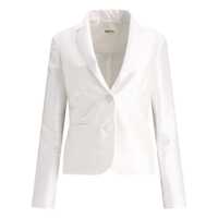 Sacouri F.It Satin Single-Breasted Blazer Femei