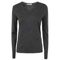 Pulovere Goes Botanical Long Sleeves V Neck Sweater Clothing Femei