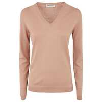 Pulovere Goes Botanical Long Sleeves V Neck Sweater Clothing Femei