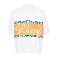 Camasi Rhude Linen Cuban Shirt Clothing Barbati