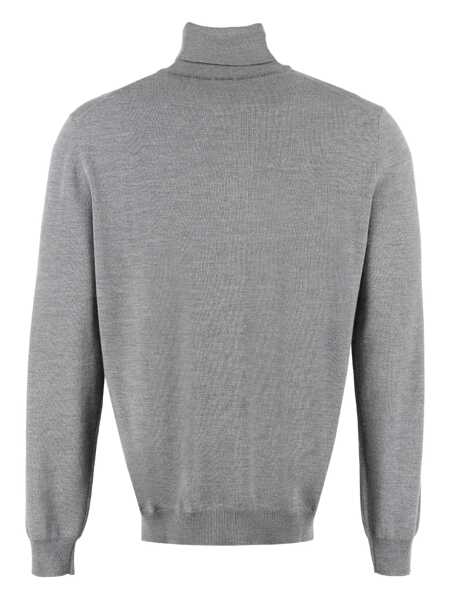 Pulovere THE ALPHABET The Alphabet The Knit - Wool Turtleneck Sweater GREY Barbati (BM 14533280) 2