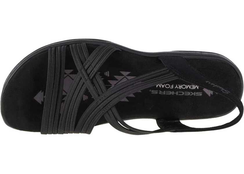 Sandale fara toc SKECHERS Reggae Slim Simply Stretch Sandals Black Femei (BM 14535017) 3