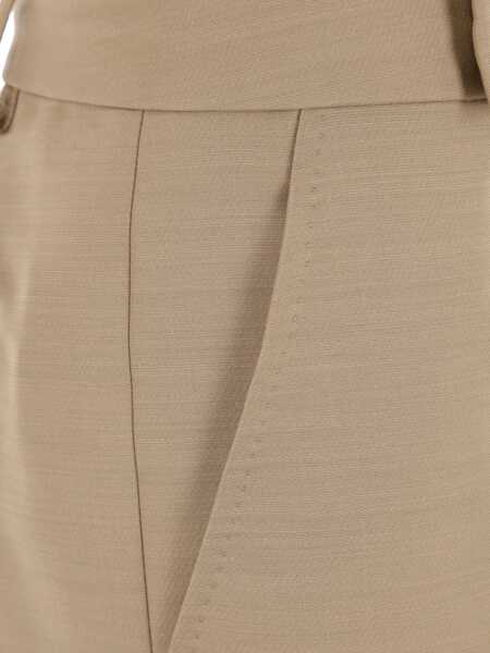 Pantaloni casual 10 CORSO COMO 10 Corso Como Trousers Beige Femei (BM 14535542) 4