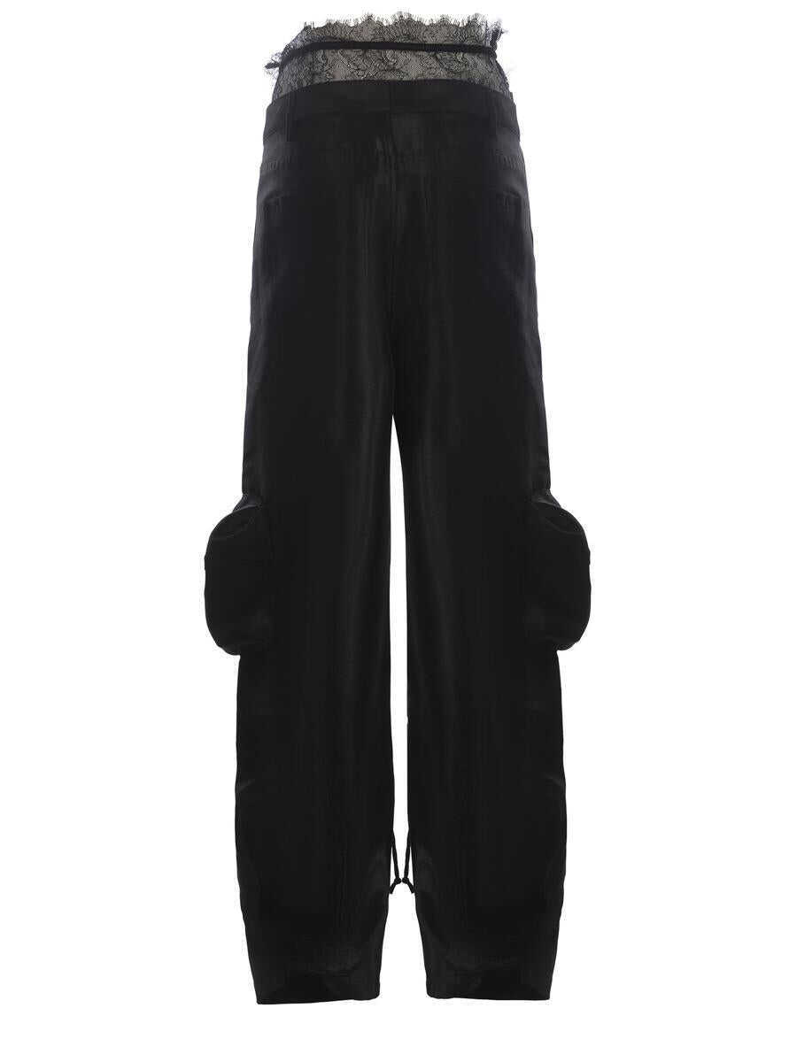 Pantaloni casual ROTATE Birger Christensen Rotate Birger Christensen Trousers  Black Femei (BM 14535743) 3