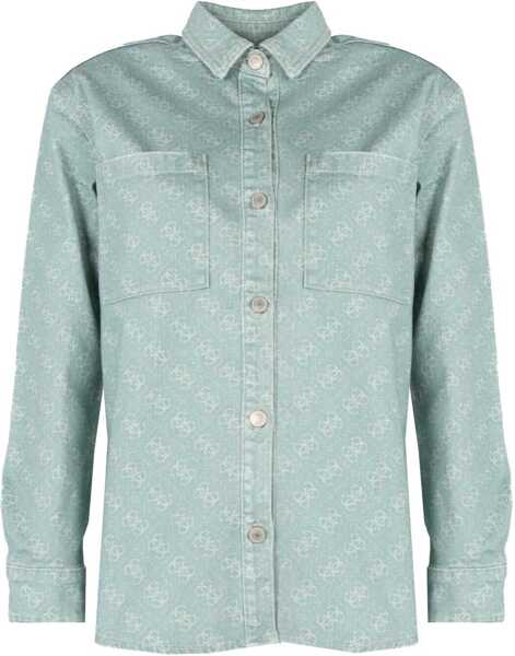 Tricouri GUESS Tosca W3GN57WF5V3 Zielony Femei (BM 14543288) 5