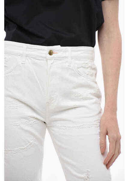 Blugi drepti WASHINGTON DEE CEE Light Wash Ranch Distressed Jeans 16,5Cm White Femei (BM 14557583) 3