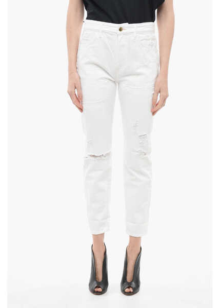 Blugi drepti WASHINGTON DEE CEE Light Wash Ranch Distressed Jeans 16,5Cm White Femei (BM 14557583) 1