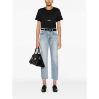 Imbracaminte Saint Laurent Dama - Tricouri Saint Laurent Saint Laurent Cotton Crew-Neck T-Shirt Black Femei (BM 14560682) - B-mall.ro