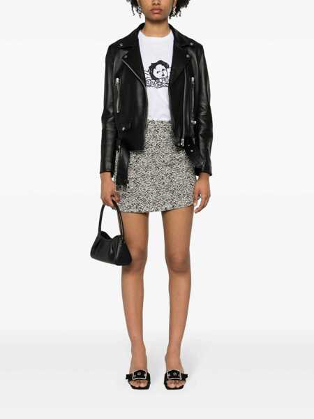 Fuste IRO Iro Hortense Cotton Blend Mini Skirt Black Femei (BM 14569661) 2