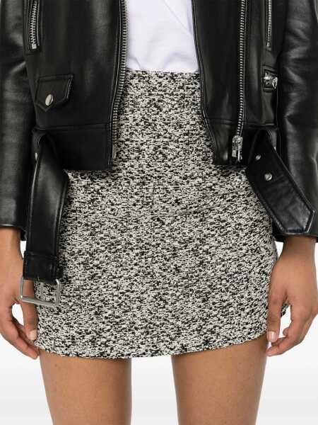 Fuste IRO Iro Hortense Cotton Blend Mini Skirt Black Femei (BM 14569661) 5