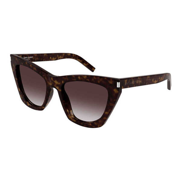 Ochelari de soare Saint Laurent Saint Laurent Eyewear Sunglasses Brown Femei (BM 14573426) 2