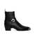 C&eacute;line Celine Western Chelsea Isaac Harness Boots Black