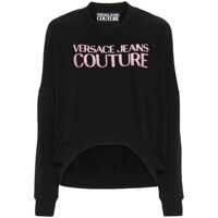 Pulovere Versace Jeans Couture Logo Gummy Glitter Sweatshirts Clothing Femei