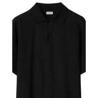 Tricouri Polo Burberry pentru Barbati - Tricouri Polo Burberry Burberry Cotton-Piqu Polo Shirt Black Barbati (BM 14577110) - B-mall.ro