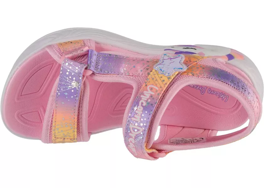 Sandale fara toc SKECHERS Unicorn Dreams - Majestic Bliss Pink Fete (BM 14584517) 3