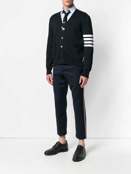Pulovere Thom Browne Thom Browne Sweaters & Knitwear BLUE Barbati (BM 14586398) 2