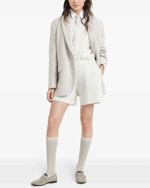 Camasi casual Brunello Cucinelli Shirt with iconic jewelry details BIANCO Femei (BM 14593742) 2