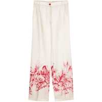 Pantaloni casual F.R.S. - For Restless Sleepers Printed Silk Trousers Femei