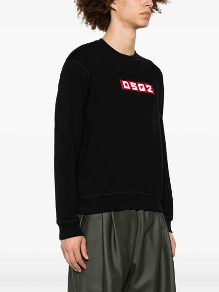 Pulovere DSQUARED2 DSQUARED2 Sweatshirts Black Barbati (BM 14602634) 3