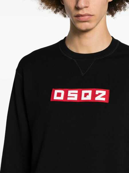 Pulovere DSQUARED2 DSQUARED2 Sweatshirts Black Barbati (BM 14602634) 5