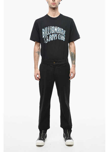 Pantaloni casual ONE OF THESE DAYS Cotton Chinos Pants With Elastic Waistband Black Barbati (BM 14603747) 4