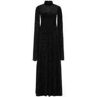 Rochii Balenciaga Velvet Maxi Dress Femei