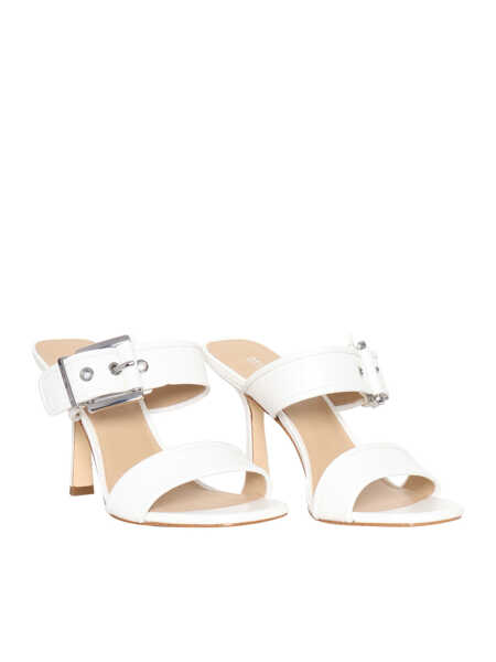 Sandale Michael Kors Colby leather sandals White Femei (BM 14608097) 2