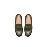Pantofi fara toc Dior Dama - Pantofi fara toc Dior Dior Leather Loafers Green Femei (BM 14608439) - B-mall.ro