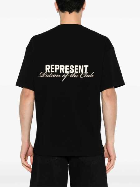 Tricouri REPRESENT Logoed T-Shirt BLACK Barbati (BM 14608796) 4