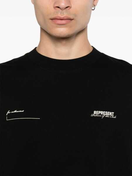 Tricouri REPRESENT Logoed T-Shirt BLACK Barbati (BM 14608796) 5