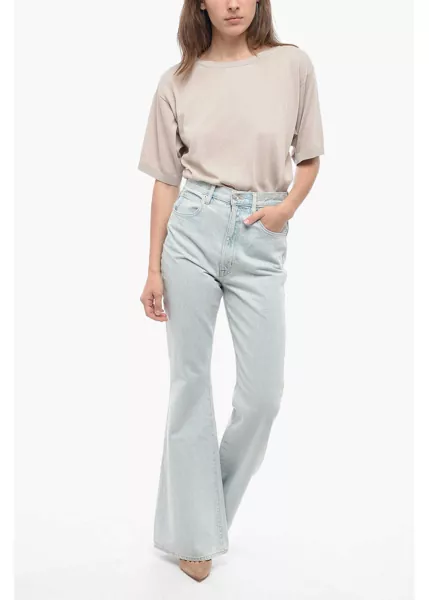 Blugi drepti SLVRLAKE High-Waist Boot Cut Jeans 30Cm Blue Femei (BM 14614595) 4