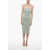 AERON Ribbed Bodycon Zero 104 Longuette Dress Green