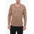 CORNELIANI V-Neck Cotton Sweater Brown