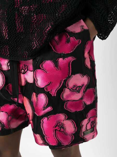 Pantaloni scurti 4SDESIGNS Two-Tone Floral Print Shorts Pink Barbati (BM 14615747) 5