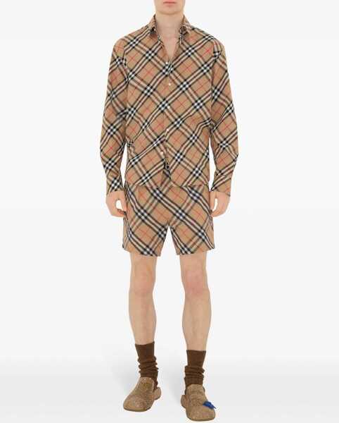 Bermude Burberry Swimshorts SAND IP CHECK Barbati (BM 14628533) 4