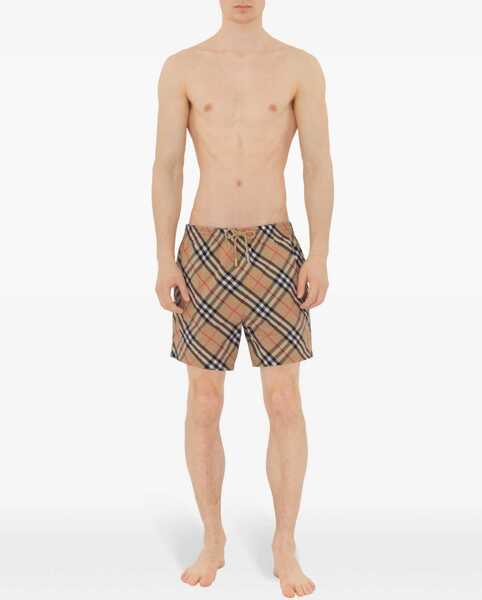 Bermude Burberry Swimshorts SAND IP CHECK Barbati (BM 14628533) 5