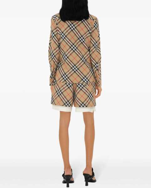 Camasi casual Burberry Archive Check Shirt SAND IP CHECK Femei (BM 14629019) 4