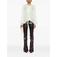 Topuri Victoria Beckham Dama - Bluze Victoria Beckham Victoria Beckham Silk Blouse GREEN Femei (BM 14629916) - B-mall.ro